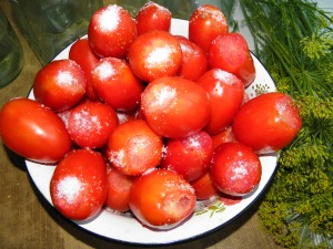 сладкие Олины помидоры